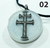 Orgonite Pingente Redondo OFSA 22 Metallic - Cruz de Lorena - comprar online