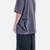 Remera Oversize Estrella Borde - Gris - comprar online