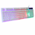 Teclado Gamer Branco Semi Mecânico LED RGB - comprar online