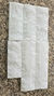 Tijolinho Rockface Mármore Branco 25 x 8cm - Lótus Revestimentos