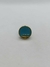 BOTÃO ABS ref_ 136-20 Ouro com Resina Azul Tiffany - Pacote com 250 na internet