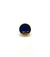 BOTÃO ABS ref_ 136-20 Ouro com Resina Azul Translucido - Pacote com 250 - Cristal Aviamentos - Aviamentos para Jeans