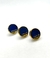 BOTÃO ABS ref_ 136-20 Ouro com Resina Azul Translucido - Pacote com 250 - loja online