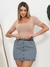 Kit Calça Wide Leg Preta e Shorts Jeans Curto Modelo Lançamento 2024 - loja online