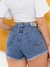 Imagem do Kit Calça Wide Leg Preta e Shorts Com Brilho Modelo Lançamento 2024