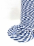 Cordão Ponto Corrente - Azul com Branco - 100 metros na internet