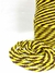 Cordão Ponto Corrente - Amarelo com Marrom - 100 metros na internet