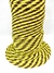 Cordão Ponto Corrente - Amarelo com Marrom - 100 metros - Cristal Aviamentos - Aviamentos para Jeans