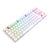 TECLADO MECANICO KUMARA PRO RGB WIRELESS E BLUETOOTH BRANCO SWITCH MARROM