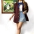 Blazer Bordo Vintage - Tamanho G