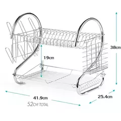 Imagen de Seca Platos con Escurridor de Cubiertos y Tazas