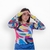 Blusa estampada de colores