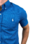 Camisa Manga Curta PRL Xadrez Azul