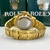 Relógio Rolex Submariner Skul Dourado azul linha Gold a prova dagua - Todos Vestem Moda Masculina