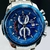 Relógio Casio Edifice Prata com Azul 2024 - 100% funcional (a prova d'agua) na internet