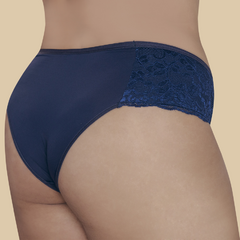 REF: 9061 - CALÇA PLUS SIZE MICROFIBRA RENDA - comprar online