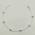 Pulseira Elo 1x1 com Bolinhas, 18cm. Prata925