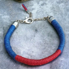 PULSEIRA DUO LINHA AZUL E VERMELHO - comprar online