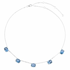 Choker Oval Aquamarine