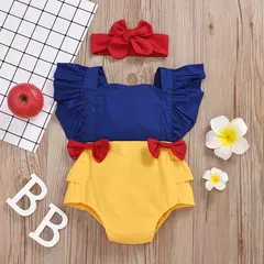 Imagem do body infantil personalizado branca de neve