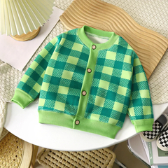 Cardigan grosso de malha para meninos e meninas, casaco quente para outono e inverno - kasacvasc.com, seu destino número 1 em moda infantil !!!