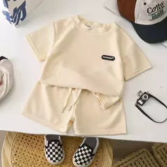 Conjunto infantil de Malha estilo e conforto para o dia a dia Meninos e Meninas na internet