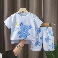 Conjunto Infantil de Algodão Meninos e Meninas