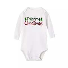 Body para bebês Natal personalizado Meninos e Meninas