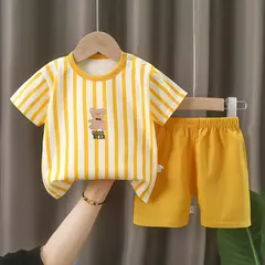 Conjunto Infantil de Algodão Meninos e Meninas