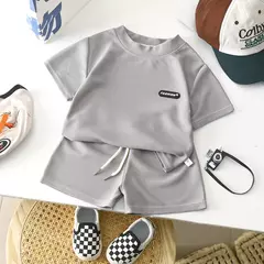 Conjunto infantil de Malha estilo e conforto para o dia a dia Meninos e Meninas na internet