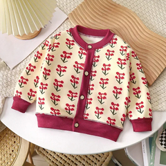 Cardigan grosso de malha para meninos e meninas, casaco quente para outono e inverno - kasacvasc.com, seu destino número 1 em moda infantil !!!