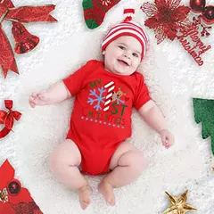 Body infantil personalizado de Natal Meninos e Meninas na internet