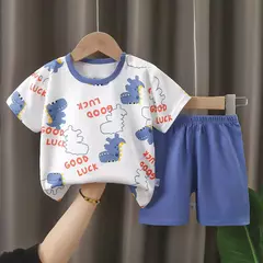 Conjunto Infantil de Algodão Meninos e Meninas