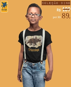 Camiseta infantil Triceratops - comprar online