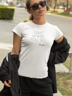 Camiseta feminina frase verde escuro - loja online