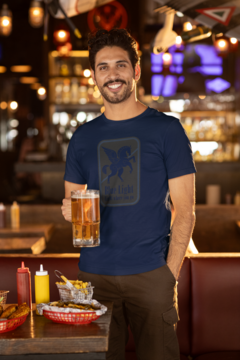 Camiseta masculina estampa Blue Light - comprar online