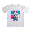 Camiseta infantil estampa gatinho