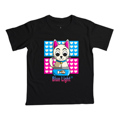 Camiseta infantil estampa gatinho - loja online