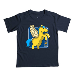 Camiseta infantil estampa cavalinho - loja online