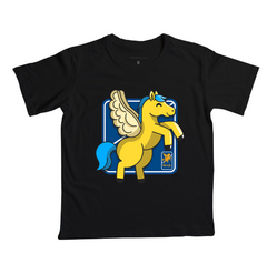 Camiseta infantil estampa cavalinho - Blue Light