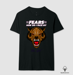 Camiseta masculina algodão peruano Fears