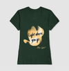 Camiseta feminina frase Champagne