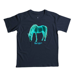 Camiseta infantil estampa cavalo luminoso na internet