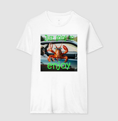 Camiseta masculina estampa Crazy Lobster