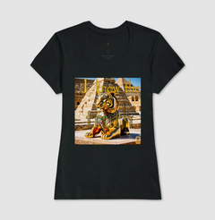 Imagem do Camiseta feminina estampa Golden Tiger