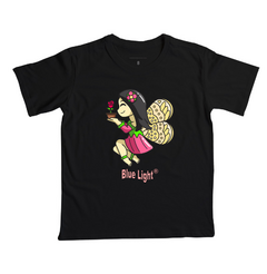 Camiseta infantil estampa fada - Blue Light