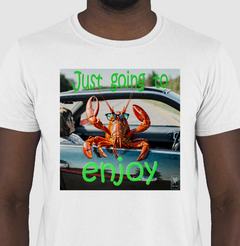 Camiseta masculina estampa Crazy Lobster