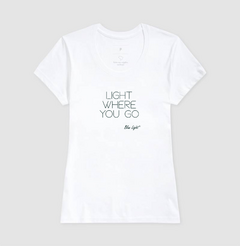 Camiseta feminina frase verde escuro