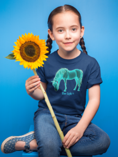 Imagem do Camiseta infantil estampa cavalo luminoso