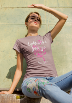 Camiseta feminina Rosa & Rosa - Blue Light